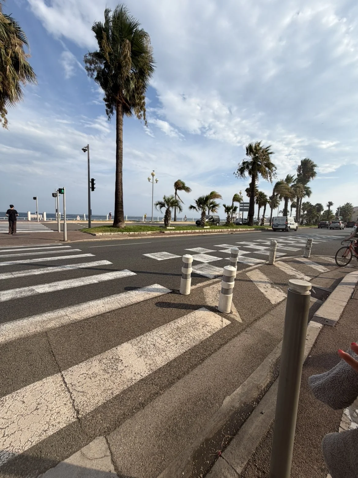 The seafront at Nice on the French Riviera